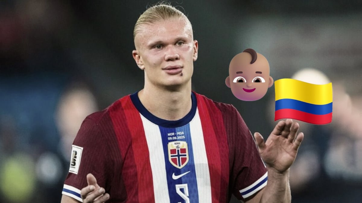 El peculiar homenaje a Erling Haaland en Colombia sorprende a todos
