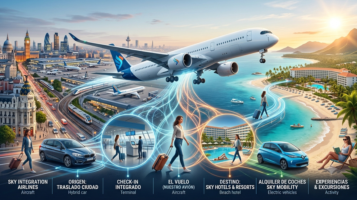 Las aerolíneas buscan redefinir el turismo con nuevos paquetes de viaje