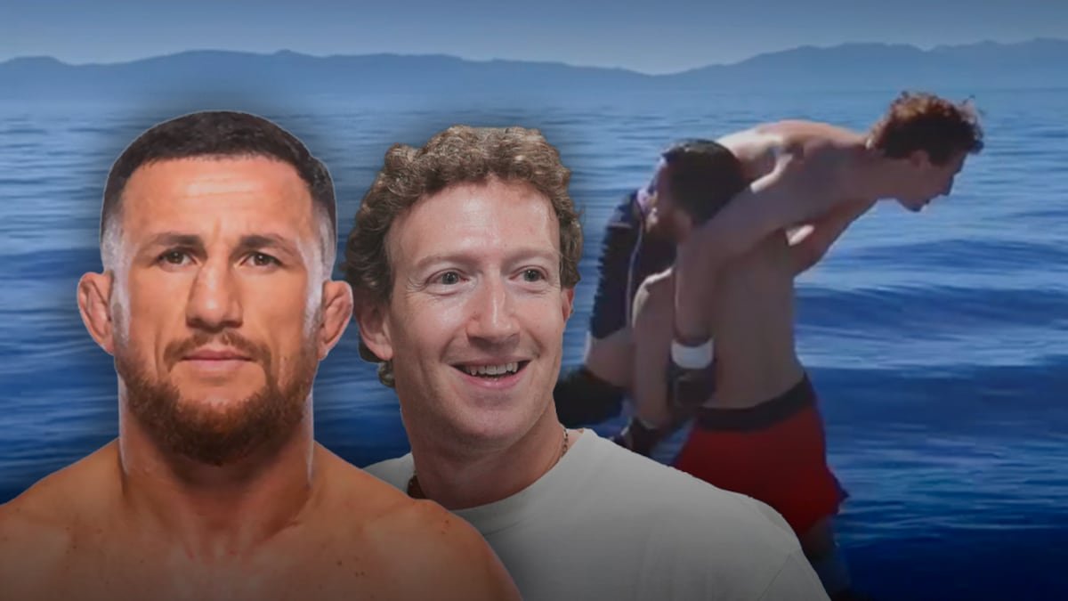 Mark Zuckerberg y Merab Dvalishvili: Sparring sobre el agua en plena naturaleza