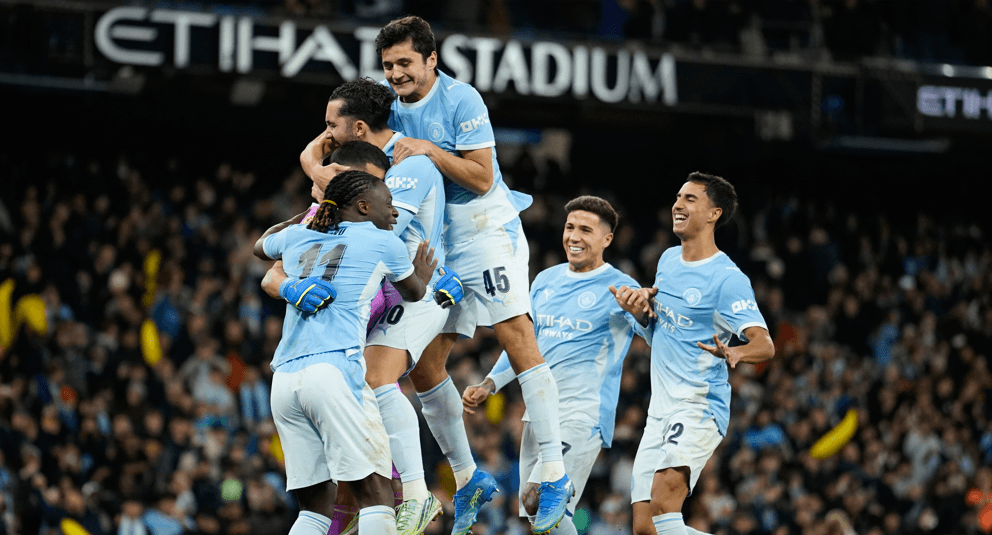 Manchester City avanza en la EFL Cup tras eliminar a Brighton