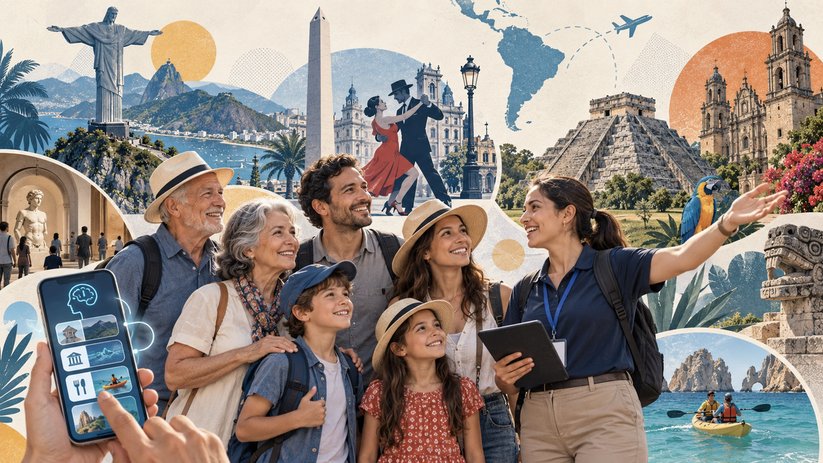 Casi el 90% de viajeros en Latinoamérica reserva actividades para sus vacaciones
